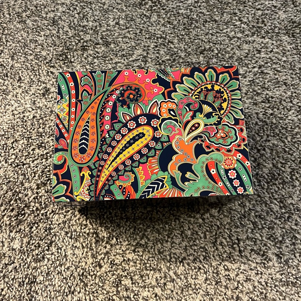 Vera Bradley Multicolor Paisley Box